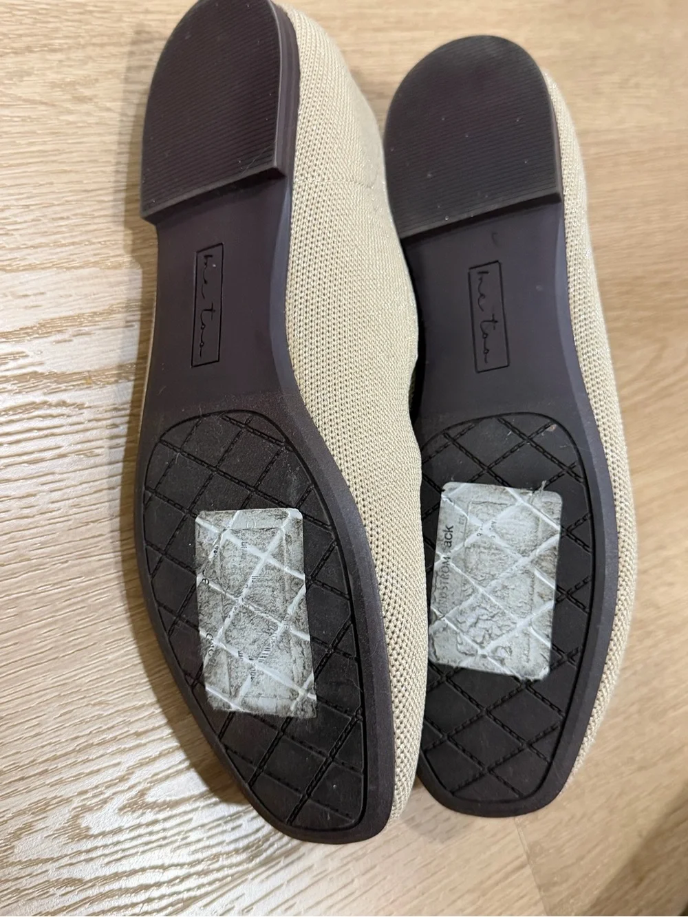Mee too Women's Cream Mary Jane Flats with Buckle Strap